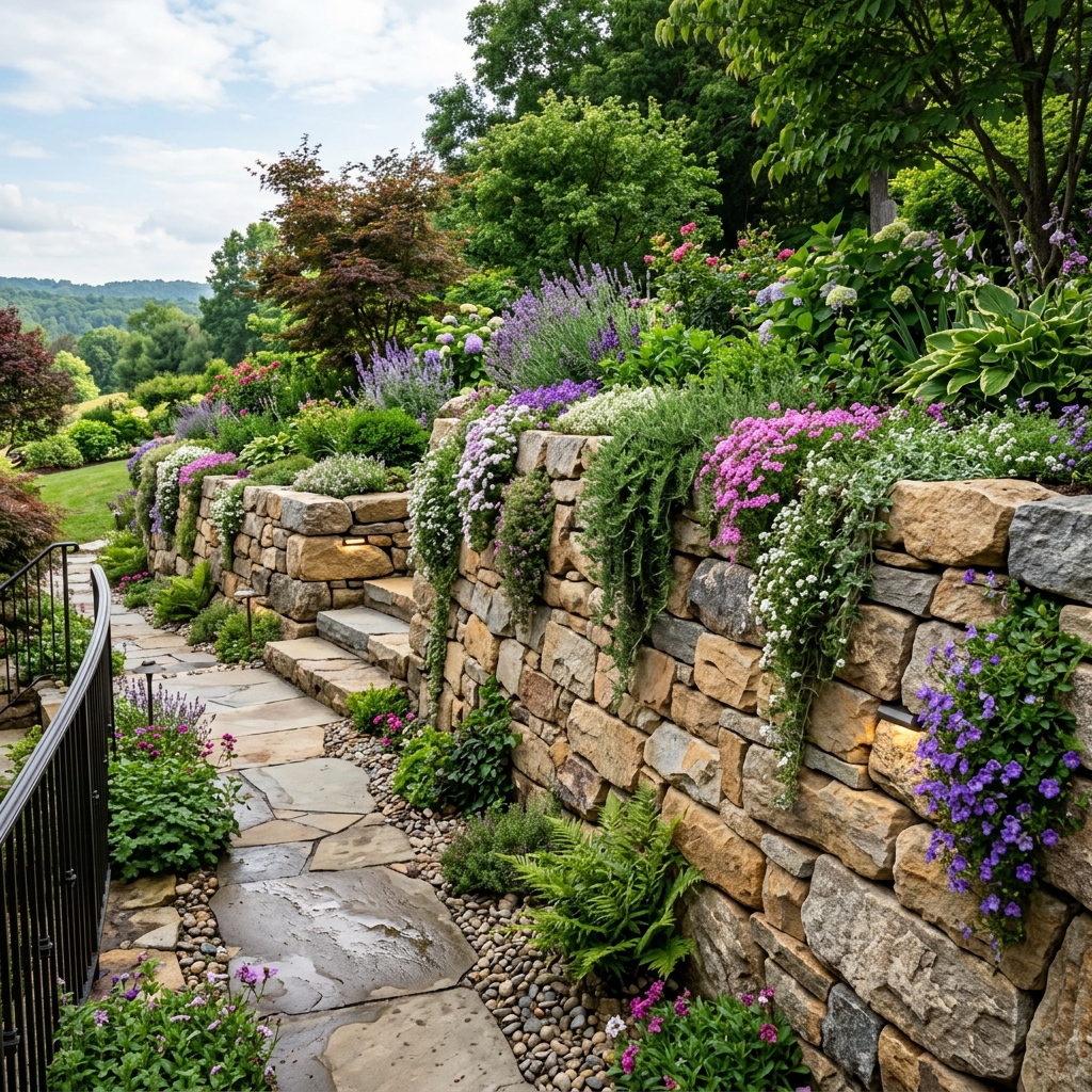 Natural Stone Wall