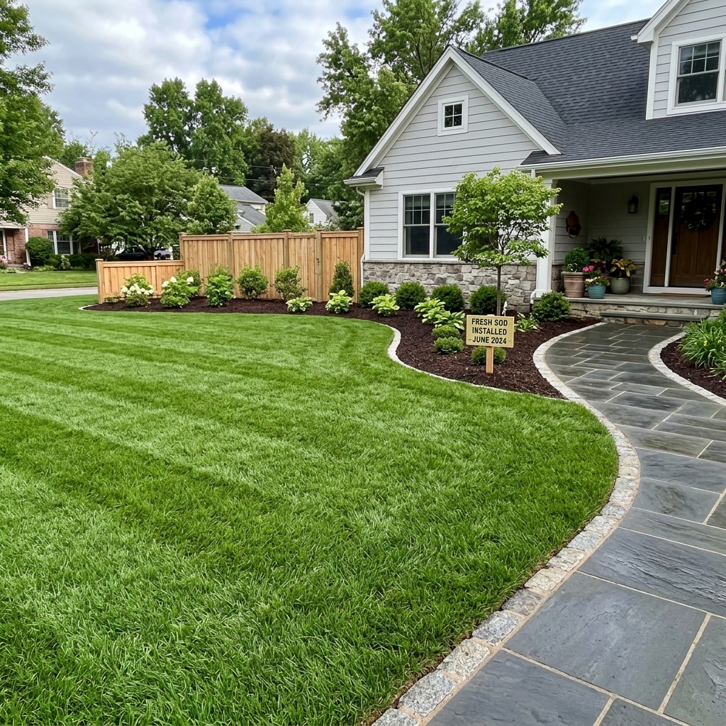 Fresh Sod Install